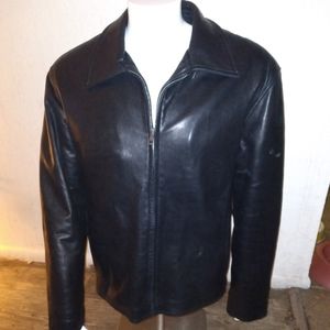 Men's leather GUESS jacket